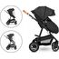 Lionelo Amber 3w1 - wózek wielofunkcyjny z fotelikiem, Rodzaj wózka: zestaw 3w1, Kolor materiału: Grey Graphite, 13 zdjęcie