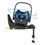 Maxi-Cosi Pebble 360° se základnou Familyfix 360° - otočná autosedačka pro miminka (45 - 83 cm | 0 - 13 kg | 0 - 15 měsíců), Baza: Familyfix 360°, Kolor: Essential Blue, 3 zdjęcie