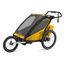 Thule Chariot Sport 2 - profesjonalna sportowa przyczepka, Rodzaj wózka: dla dwójki dzieci, Kolor materiału: Spectra Yellow, 8 zdjęcie