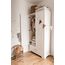Bellamy Ines 2-Door Tall Wardrobe Elegant White, Kolor: Elegant White, image , 6 image