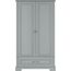 Bellamy Ines 2-Door Tall Wardrobe Neutral Gray, Kolor: Neutral Gray, image , 3 image