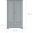Bellamy Ines 2-Door Tall Wardrobe Neutral Gray, Kolor: Neutral Gray, image , 6 image