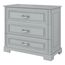 Bellamy Ines komoda 3 zásuvky Neutral Gray, Kolor: Neutral Gray
