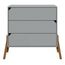 Bellamy Lotta komoda 3 zásuvky Gray, Kolor: Gray