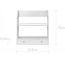 Bellamy Royal półka ścienna Timeless White, Kolor: Timeless White, 5 zdjęcie