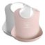 BabyBjorn zestaw śliniaków dużych 2szt. Grey/Powder Pink, Rozmiar: duży, Kolor: Grey/Powder Pink