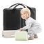 BabyBjorn Light łóżeczko turystyczne Dark green z prześcieradłem, Kolor: Dark green, 9 zdjęcie