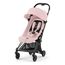 Cybex Coya kompaktní sportovní kočárek, Kolor materiału: Peach Pink, Kolor ramy: Matt Black, 6 zdjęcie