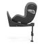 Cybex Sirona T i-Size - otočná autosedačka pro batolata (45–105 cm | 0–18 kg | 0–4 roky), Kolor: Mirage Grey, 9 zdjęcie