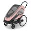 Cybex Zeno Bike – cyklopřívěs 2v1, Kolor materiału: Silver Pink, 7 zdjęcie