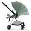 Cybex Mios 3.0 sportovní kočárek, Rodzaj wózka: spacerowy, Kolekcja: Comfort, Kolor materiału: Leaf Green, Kolor ramy: Chrome Black, 4 zdjęcie