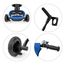 Milly Mally tříkolka Stanley Rubber Navy-Black, Kolor: Navy-Black, 8 zdjęcie
