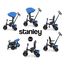 Milly Mally tříkolka Stanley Rubber Navy-Black, Kolor: Navy-Black, 10 zdjęcie