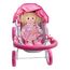 Milly Mally wózek dla lalek Dori Prestige Pink, Kolor: Pink, 5 zdjęcie