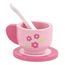 Viga serwis do herbaty i kawy Pink flower, 3 zdjęcie