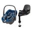 Maxi-Cosi Pebble 360° se základnou Familyfix 360 Pro, Baza: FamilyFix 360° Pro, Kolor: Essential Blue