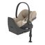 Cybex Cloud T i-Size with Base T - Rotating Infant Car Seat (45-87 cm | 0-13 kg | Birth to 2 Years), Baza: Cybex base T, Kolor: Plus Cozy Beige, image , 18 image