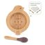 Miniland Wooden Bowl with Suction Cup &amp; Spoon — ECO-friendly Chick, image 