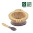 Miniland Wooden Bowl with Suction Cup &amp; Spoon — ECO-friendly Chick, image , 3 image
