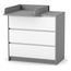 Veres Bern 900 - komoda dziecięca (90 cm) - White Graphite, Kolor: White Graphite, 4 zdjęcie