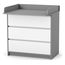 Veres Bern 900 - komoda dziecięca (90 cm) - White Graphite, Kolor: White Graphite, 6 zdjęcie