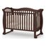 Veres LD19 – dětská postýlka se sklopnou bočnicí a kousátkem (120×60 cm) – Walnut, Kolor: Walnut