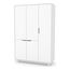 Veres Manhattan 1200 – dětská skříň (120×47×182,5 cm) – White Grey, Rozmiar: 120 cm, Rodzaj: szafa, Kolor: White Grey