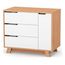 Veres Manhattan 900 – dětská komoda (90 cm) – White Natural, Rozmiar: 90 cm, Kolor: White Natural