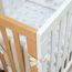 Veres Manhattan – dětská postýlka (120×60 cm) – White Natural, Kolor: White Natural, 4 zdjęcie