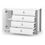 Veres Monaco 1200 – dětská komoda (120 cm) – White Grey, Rozmiar: 120 cm, Kolor: White Grey, 8 zdjęcie