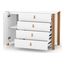 Veres Monaco 1200 – dětská komoda (120 cm) – White Natural, Rozmiar: 120 cm, Kolor: White Natural, 11 zdjęcie