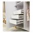 Veres Monaco 960 Two-Door Children's Wardrobe (96x47x180 cm) White Natural, Rodzaj: dwudrzwiowa, Kolor: White Natural, image , 11 image