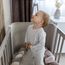 Veres Monaco Velour – postýlka se sklopnou bočnicí (120×60 cm), verze mini (80×60 cm) – Velour Cappuccino White, Rozmiar: 80x60 lub 120x60 cm, Kolor: Velour Cappuccino White, 19 zdjęcie