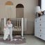 Veres Monaco Velour – postýlka se sklopnou bočnicí (120×60 cm), verze mini (80×60 cm) – Velour Cappuccino White, Rozmiar: 80x60 lub 120x60 cm, Kolor: Velour Cappuccino White, 26 zdjęcie