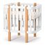 Veres Monaco – postýlka se sklopnou bočnicí (120×60 cm), verze mini (80×60 cm) – White Natural, Rozmiar: 80x60 lub 120x60 cm, Kolor: White Natural, 8 zdjęcie