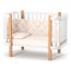 Veres Monaco – dětská postýlka se sklopnou bočnicí (120×60 cm) – White Natural, Rozmiar: 120x60 cm, Kolor: White Natural, 17 zdjęcie