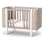 Veres Monaco Velour – čalouněná postýlka s pohyblivou bočnicí (120 × 60 cm) – Velour Cappuccino White, Rozmiar: 120x60 cm, Kolor: Velour Cappuccino White, 20 zdjęcie