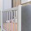 Veres Monaco Velour – postýlka se sklopnou bočnicí (120×60 cm), verze mini (80×60 cm) – Velour Grey White, Rozmiar: 80x60 lub 120x60 cm, Kolor: Velour Grey White, 17 zdjęcie