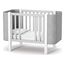Veres Monaco Velour – postýlka se sklopnou bočnicí (120×60 cm), verze mini (80×60 cm) – Velour Grey White, Rozmiar: 80x60 lub 120x60 cm, Kolor: Velour Grey White, 12 zdjęcie
