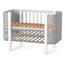 Veres Monaco Velour – postýlka se sklopnou bočnicí (120×60 cm), verze mini (80×60 cm) – Velour Grey White, Rozmiar: 80x60 lub 120x60 cm, Kolor: Velour Grey White, 13 zdjęcie