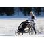 Hamax Breeze One - cyklovozík za kolo, Rodzaj wózka: dla jednego dziecka, Kolor materiału: Navy/Cream, 3 zdjęcie