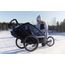 Hamax Breeze One - cyklovozík za kolo, Rodzaj wózka: dla jednego dziecka, Kolor materiału: Navy/Cream, 5 zdjęcie