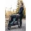 Hamax Cocoon One - cyklovozík za kolo, Rodzaj wózka: dla jednego dziecka, Kolor materiału: Grey/Black, 8 zdjęcie