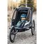 Hamax Cocoon One - cyklovozík za kolo, Rodzaj wózka: dla jednego dziecka, Kolor materiału: Grey/Black, 9 zdjęcie