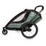 Hamax Cocoon - dvoumístný cyklovozík, Rodzaj wózka: dla dwójki dzieci, Kolor materiału: Green/Black, 10 zdjęcie