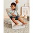 BabyBjorn Balance Soft lehátko Woven/Jersey - Light Pink/Grey, Rodzaj: Woven/Jersey, Kolor: Light pink/Grey, 9 zdjęcie