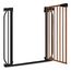 Lionelo Truus Slim - bezpečnostní branka na schody 75 - 105 cm Black Carbon Natural, Rodzaj: Basic, Kolor: Black Carbon Natural, 9 zdjęcie