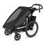 Thule Chariot Sport 2 Single - jednomístný cyklovozík pro jedno dítě, Rodzaj wózka: dla jednego dziecka, Kolor materiału: Black, 7 zdjęcie