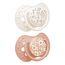 LOVI smoczek silikonowy dynamiczny 18m+ 2 szt  Blossom Ivory, Wiek: 18m+, Kolor: Blossom Ivory