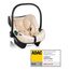 Lionelo Astrid i-Size – autosedačka pro novorozence (40–87 cm | 0–13 kg | 0–15 měsíců), Baza: bez bazy, Kolor: Beige Sand, 15 zdjęcie